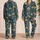 Golden Daisy and Vine Motifs for Refined Tropical Getaways and Relaxed Evenings Satin Pajamas Set - 2