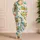 Watercolor Hibiscus Cocktails for Tropical Beach Getaways and Summer Escapes Satin Pajamas Set - 4