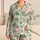 Watercolor Flamingos and Palms for Tropical Getaways and Relaxed Island Escapes Satin Pajamas Set - 1