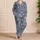 Ivory Palm Trees and Jungle Wildlife for Relaxed Coastal Getaways and Island Escapes Satin Pajamas Set - 4