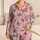Pink Cottage Rose Sprigs and Garden Blooms for Cozy Evenings and Thoughtful Gift Giving Satin Pajamas Set - 1
