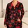 Scarlet Heart Motifs for Cozy Valentine Evenings and Romantic At-Home Lounging Nights Satin Pajamas Set - 1