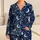 Crescent Moon and Star Motifs for Cozy Evenings and Peaceful Bedtime Routines Satin Pajamas Set - 1