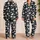 Moon And Cloud Night Sky Motifs For Cozy Bedtime And Relaxing Evenings Satin Pajamas Set - 2