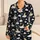 Moon And Cloud Night Sky Motifs For Cozy Bedtime And Relaxing Evenings Satin Pajamas Set - 1