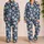 Colorful Daisy Blooms for Cozy Summer Evenings and Relaxed Homewear for Women Satin Pajamas Set - 2