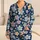 Colorful Daisy Blooms for Cozy Summer Evenings and Relaxed Homewear for Women Satin Pajamas Set - 1