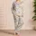 Whimsical Cat Family Companions for Valentine's Day Gifting and Cozy Home Relaxation Satin Pajamas Set - 4