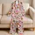 Raspberry Watermelon And Papaya With Sweet Bows For Cheerful Summer Lounging Satin Pajamas Set - 5