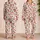 Cherry And Red Bow Motif For Romantic Spring Getaways And Cozy Gift Giving Satin Pajamas Set - 2