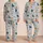 Whimsical Puppy Dogs and Gift Bows for Cozy Spring Evenings at Home for Dog Lovers Satin Pajamas Set - 2