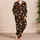 Jack-O'-Lanterns, Ghosts and Stars for Cozy Halloween Nights at Home Satin Pajamas Set - 4