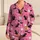 Pink Halloween Cats, Ghosts and Bats for Cozy October Nights and Festive Gifting Satin Pajamas Set - 1