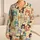 Colorful Cartoon Cat Faces for Cozy Evenings and Playful Lounging at Home for Her Satin Pajamas Set - 1