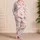 Coral Whale and Dolphin Ocean Motifs for Cozy Coastal Evenings and Valentine Gifting Satin Pajamas Set - 4