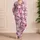 Cute Pink Halloween Ghosts and Heart-Eyed Pumpkins for Cozy October Nights at Home Satin Pajamas Set - 4