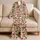 Santa, Snowmen And Wrapped Gifts For Cozy Christmas Mornings And Holiday Lounging Satin Pajamas Set - 5