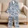 Hot Air Balloon Toile Scenes For Dreamy Travel-Inspired Evenings And Relaxed Gifting Satin Pajamas Set - 5