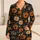 Vintage Halloween Pumpkins and Stars for Cozy October Nights and Autumn Gift Giving Satin Pajamas Set - 1