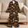 Vintage Halloween Pumpkins and Stars for Cozy October Nights and Autumn Gift Giving Satin Pajamas Set - 5