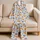 Croissant Cherry Blossom Motifs For Cozy Weekend Mornings And Sweet Gift Giving Satin Pajamas Set - 5