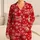 Merry Christmas Snowflakes and Ho Ho Cheer for Cozy Holiday Mornings at Home Together Satin Pajamas Set - 1