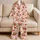 Sweetheart Teddy Bears and Red Kisses for Cozy Romantic Evenings at Home for Her Satin Pajamas Set - 5