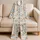 Bunny Carrot Garden for Cozy Springtime Mornings and Sweet Weekend Lounging at Home Satin Pajamas Set - 5