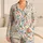 Bunny Carrot Garden for Cozy Springtime Mornings and Sweet Weekend Lounging at Home Satin Pajamas Set - 1