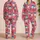 Bow-Tied Perfume Bottles and Citrus for Romantic Evenings and Cozy Gift Giving at Home Satin Pajamas Set - 2