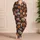 Jack-O'-Lantern Pumpkins and Stars for Cozy Halloween Nights and Autumn Lounging Satin Pajamas Set - 4