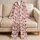 Cute Leopard Dachshund Bow Motifs for Cozy Nights and Charming Gift Giving at Home Satin Pajamas Set - 5