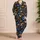 Colorful Butterfly Motifs for Elegant Evening Lounging and Relaxed Weekend Moments Satin Pajamas Set - 4