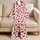 Red Heart Motifs for Romantic Valentine Lounging and Cozy Gift Giving for Women Satin Pajamas Set - 5