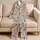 Hummingbirds Butterflies And Blossoms For Springtime Comfort And Relaxed Living Satin Pajamas Set - 5