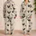 Pastoral Speckled Hens and Meadow Sprigs for Cozy Country Mornings and Cottage Living Satin Pajamas Set - 2