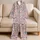 Playful Kitten Doodles for Cozy Lounging, Relaxed Mornings, and Cheerful Gift Giving Satin Pajamas Set - 5