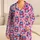 Blue Drink Cans With Pink Bows And Hearts For Cozy Giftable Lounging Satin Pajamas Set - 1