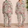 Hummingbirds, Butterflies & Blossoms for Whimsical Garden Lounging and Relaxed Mornings Satin Pajamas Set - 8epb_kjqdx