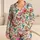 Hummingbirds, Butterflies & Blossoms for Whimsical Garden Lounging and Relaxed Mornings Satin Pajamas Set - 1