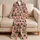Blush Christmas Trees for Cozy Winter Evenings, Holiday Cheer and Festive Gifting at Home Satin Pajamas Set - 5