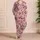 Highland Calf and Wildflower Motifs for Cozy Spring Mornings and Cottagecore Lounging Satin Pajamas Set - 4