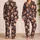 Friendly Ghosts, Pumpkins And Autumn Blooms For Cozy Halloween Evenings At Home For Her Satin Pajamas Set - 2