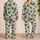 Black Speckled Hens and Soft Clouds for Cozy Farmhouse Mornings and Relaxed Women Satin Pajamas Set - 2