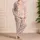 Pink Seashells and Starfish for a Breezy Coastal Summer Getaway for Women Satin Pajamas Set - 4
