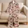 Cartoon Dachshunds with Hearts and Bones for Cozy Lounging and Dog Lovers Satin Pajamas Set - 5