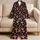 Red Mushroom Motifs for Cozy Nighttime Lounging, Cottagecore Gifts for Fungi Lovers Satin Pajamas Set - 5