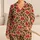Leopard Spots And Raspberry Lip Marks For Playful At-Home Evenings And Weekend Lounging Satin Pajamas Set - 1