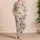 Lavender Vine Blossoms for Relaxed Evenings and Thoughtful Gifts for Women at Home Satin Pajamas Set - 4