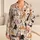 Watercolor Cats and Playful Yarn for Cozy Evenings and Relaxed Home Lounging Satin Pajamas Set - 1